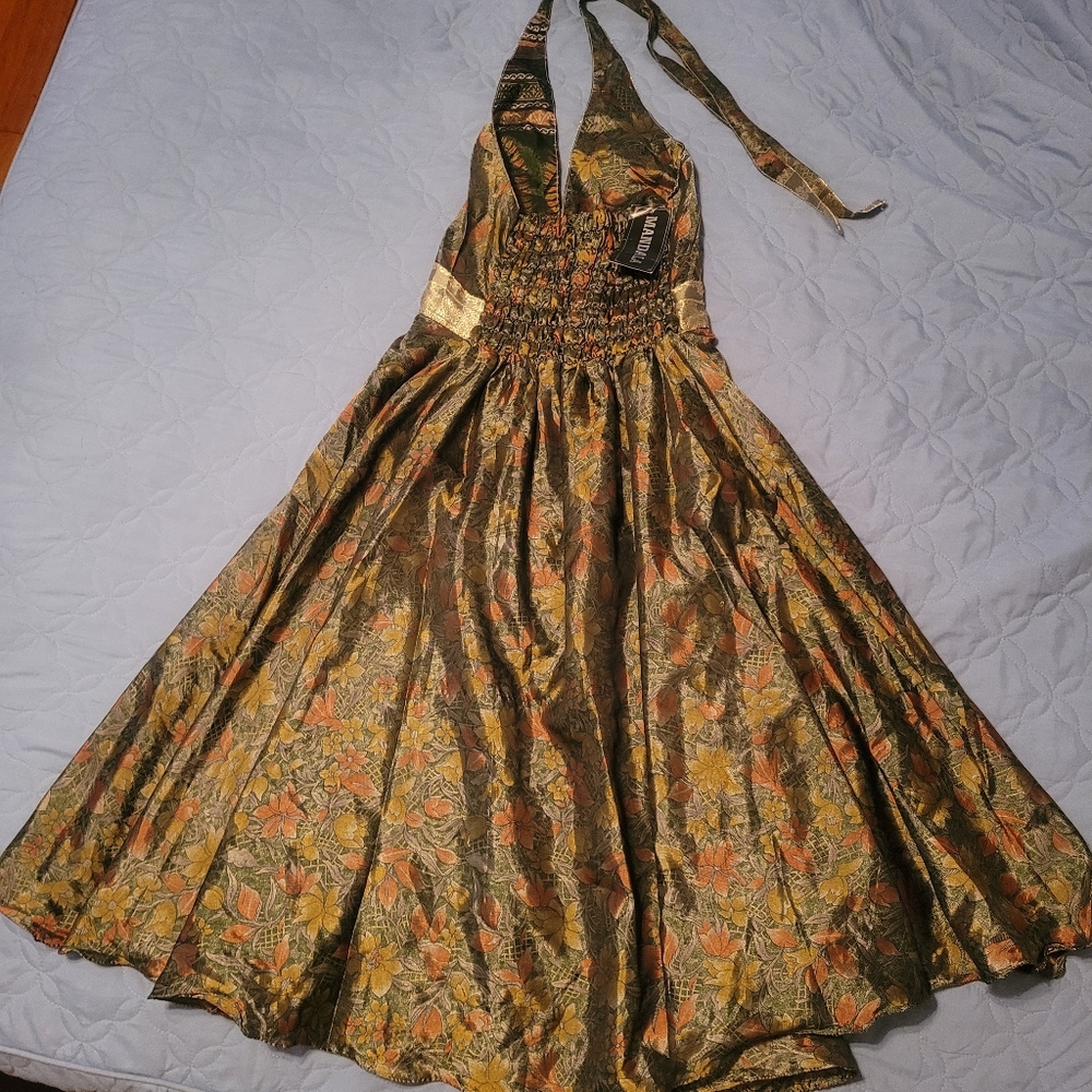 COPY - Halter Back Goddess dress-silk/polyester - Picture 12 of 12